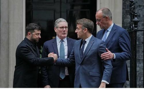 Franța, Germania și Marea Britanie susțin inițiativa lui Zelenski privind dialogul direct cu Rusia: „Linia actuală a frontului trebuie să fie punct de plecare pentru negocieri.