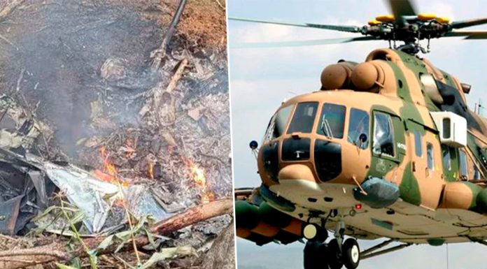 Un elicopter militar pakistanez Mi-17 s-a prăbușit la decolare. Toate persoanele aflate la bord au murit