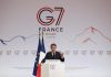 Macron anunţă o ”remobilizare a G7” ”extrem de importantă” în favoarea Ucrainei şi creşterii presiunilor împotriva Rusiei. ”Este pentru prima oară când avem o asemenea convergenţă în G7” în favoarea Ucrainei. ”Nu există nicio voinţă serioasă a Rusiei” de