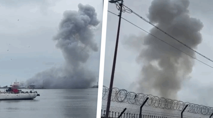 Compania Națională Administrația Porturilor Maritime Constanța, reacție după ce o dronă marină a explodat: ”S-a evitat pierderea de vieți omenești”