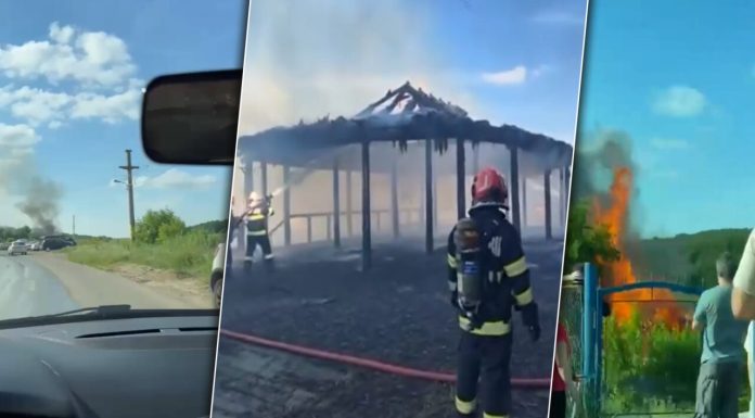 Complexul Ciric din Iași a fost mistuit de foc