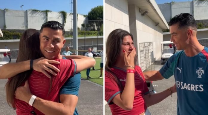 „Nu-mi vine să cred că este real”. O influenceriță a izbucnit în lacrimi după ce l-a întâlnit pe Cristiano Ronaldo