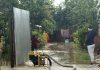 Pericol de inundaţii în Galaţi. Locuitorii au primit mesaje RO-ALERT. Pompierii evacuează apa cu motopompele