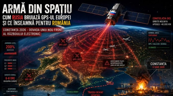 ARMĂ DIN SPAȚIU: Cum Rusia bruiază GPS-ul unui continent întreg — și ce înseamnă asta pentru România (aveți dovada neoficială a operațiunii de la Constanța)