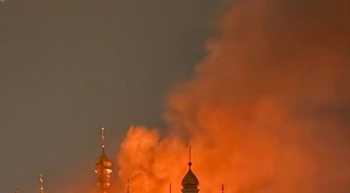 Rusia neagă că a lovit mănăstirea Pecerska Lavra din Kiev și susține că incendiul a fost provocat de o rachetă Patriot