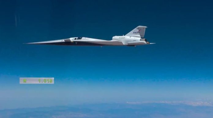 O aeronavă NASA a depășit bariera sunetului în primul zbor experimental al supersonicului
