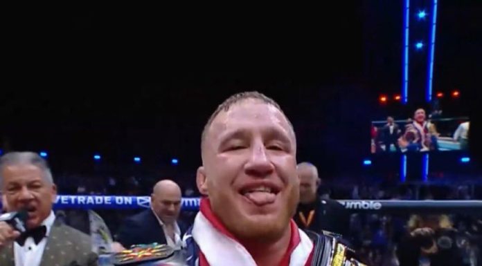 UFC Freedom 250: Justin Gaethje a reuşit surpriza şi a devenit campion la categoria uşoară după ce l-a învins pe Ilia Topuria
