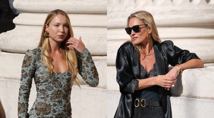 Kate Moss, apariție îndrăzneață alături de fiica sa la Men's Paris Fashion Week. Ce ținute au ales. GALERIE FOTO