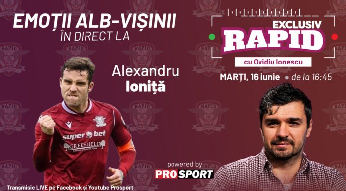 A început treaba la Rapid. „EXCLUSIV RAPID” e în direct pe YouTube și Facebook – ProSport de la 16:45!
