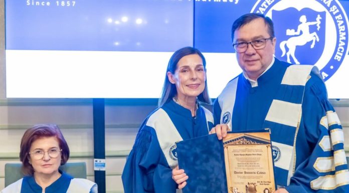 Una dintre cele mai importante specialiste în gastroenterologie din Europa, premiată de UMF „Carol Davila”