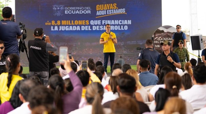 Preşedintele ecuadorian Daniel Noboa anunţă, în aplauze, o ieftinire a berii cu 20% pe timpul Cupei Mondiale. Ecuadorul, ”o ţară a fotbalului”, va ajunge ”foarte departe” în competiţie, prezice el