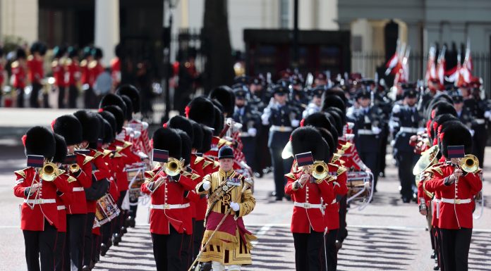 Imagini inedite de la „Trooping the Colour”, parada militară dedicată regelui Charles al III-lea la Londra | GALERIE FOTO