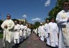Procesiune catolică pe străzile din centrul Bucureștiului. Care este traseul