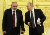 Putin avertizează Armenia: „criza din Ucraina” a început odată cu „tentativele sale de aderare la UE”