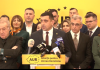 Liderul AUR George Simion, sondaj pe Facebook dacă să demareze suspendarea preşedintelui Nicuşor Dan în Parlament / Petrişor Peiu: Noi avem 90 de parlamentari, am mai putea strânge 30. Restul semnăturilor necesare, până la 155, ne lipsesc