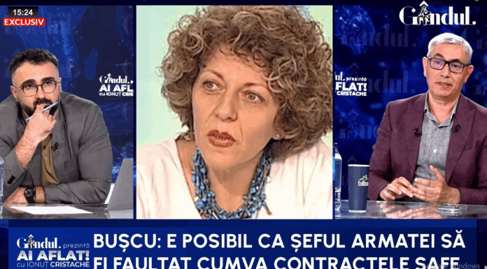 Bușcu: E posibil ca Gheorghiță să fi faultat SAFE/Acuz tot corpul conducerii militare de joc premeditat în favoarea Rusiei