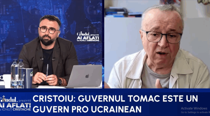 Verdictul lui Cristoiu: Guvernul Tomac va fi pro-ucrainean
