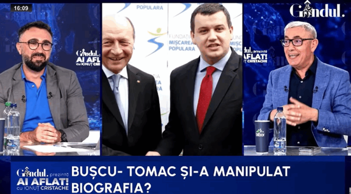 Punctul slab al premierului desemnat. Bușcu: Tomac simte faptul că s-a născut în Ucraina ca pe o acuzație