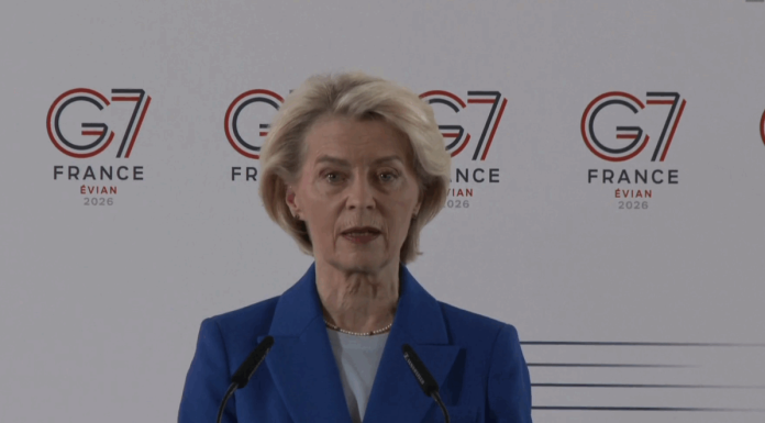 Summit-ul G7 a început: Ursula von der Leyen face primele declarații de la Evian: „Nu poate exista pace cât Libanul rămâne în flăcări“
