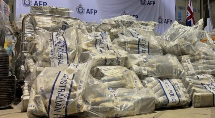 Cea mai mare captură de cocaină din istoria Australiei, 2,7 tone, după o descindere a poliției într-un buncăr subteran