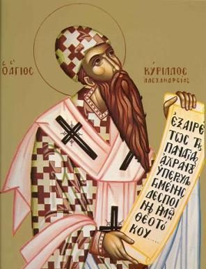 Sfântul Chiril, episcopul Alexandriei, prăznuit la 9 iunie