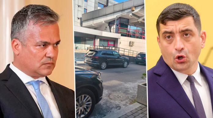 Adrian Veștea a ajuns la sediul AUR. Încep negocierile cu George Simion pentru susținerea Guvernului în Parlament