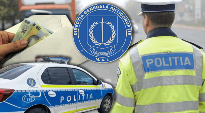 Scandal la Poliția Rutieră București după ce un agent și-a uitat șpaga în mașina de serviciu