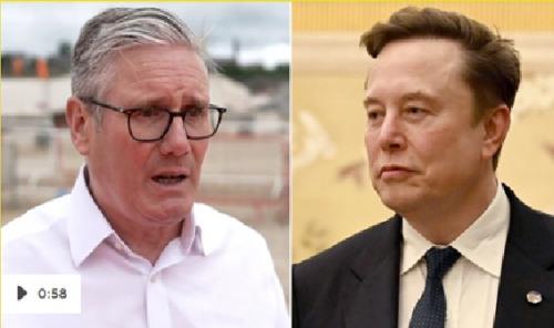 Starmer îl atacă pe Elon Musk: „Încearcă să provoace dezbinare în Marea Britanie”