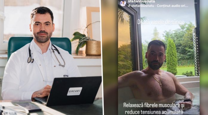 Sfaturi medicale la bustul gol, din cadă, de la posibilul viitor ministru al Sănătății: „Relaxează fibrele musculare și reduce tensiunea”
