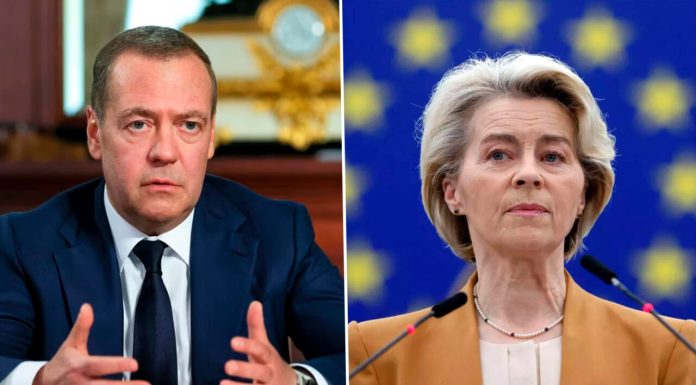 Medvedev o ironizează pe Ursula von der Leyen după ce autoritățile au anunțat că drona explodată în Portul Constanța aparținea Marinei ucrainene