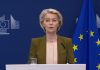 Ursula von der Leyen propune interzicerea intrării veteranilor ruşi din Ucraina în UE. Ea propune în al 21-lea ”pachet” sancţiuni vizând petrolul rusesc, pescuitul în premieră, 14 întreprinderi chinezeşti şi anumite tranzacţii în criptomonede