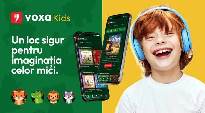 Voxa Kids – Un spaţiu sigur pentru copii, unde pot explora poveşti şi asculta audiobookuri