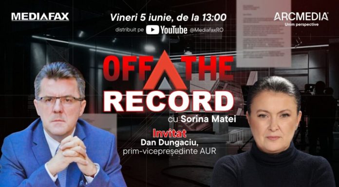 OFF The Record. Invitat: Dan Dungaciu, prim–vicepreședinte AUR