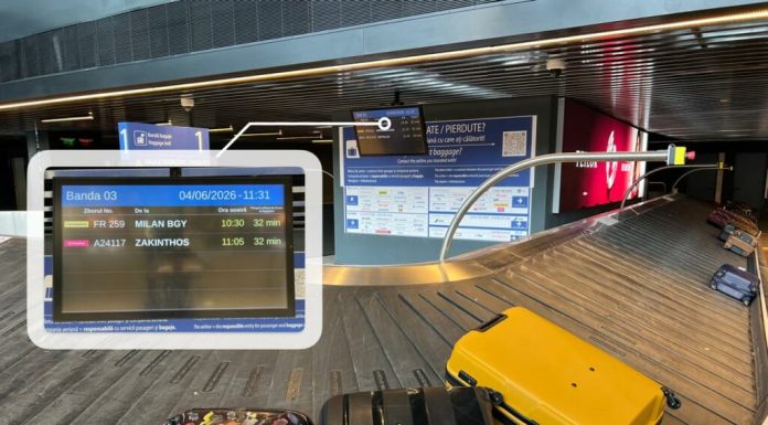 Premieră pe Aeroportul Otopeni. Inteligența artificială le va spune pasagerilor când își primesc bagajele