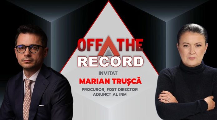 OFF The Record. Invitat: Procuror Marian Trușcă, fost director adjunct al Institutului Național al Magistraturii
