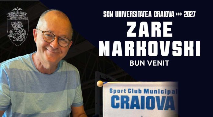Baschet masculin: Zare Markovski, care a condus şi naţionala României, noul antrenor al SCMU Craiova