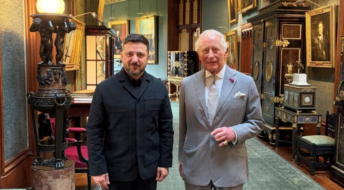 Zelenski, primit de regele Charles la Castelul Windsor: „Îi mulțumesc Majestății Sale și întregului Regat Unit”